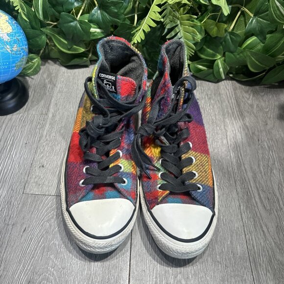 CONVERSE WOOLRICH CT HI THUNDER/CASI 149454C SHOES SZ 9 Multicolor - Picture 2 of 10